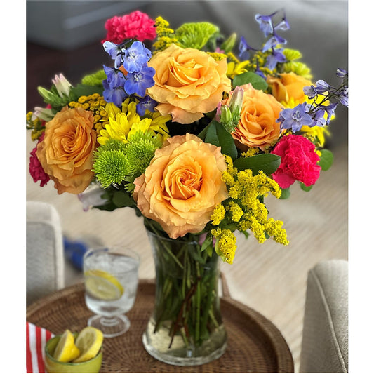 Bold & Bright – A Florist Original – VERN'S SHARONVILLE FLORIST, Cincinnati OH