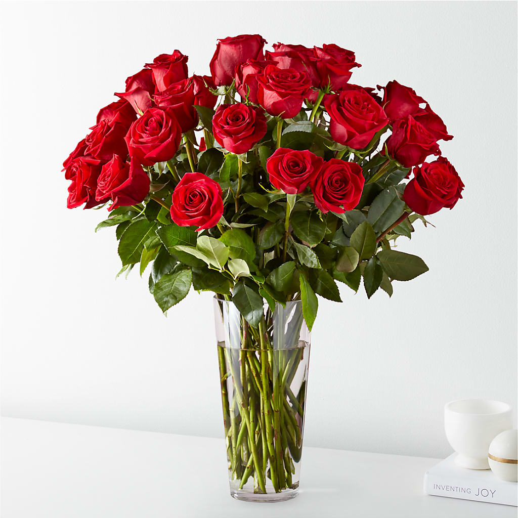 Long Stem Red Rose Bouquet – VERN'S SHARONVILLE FLORIST, Cincinnati OH