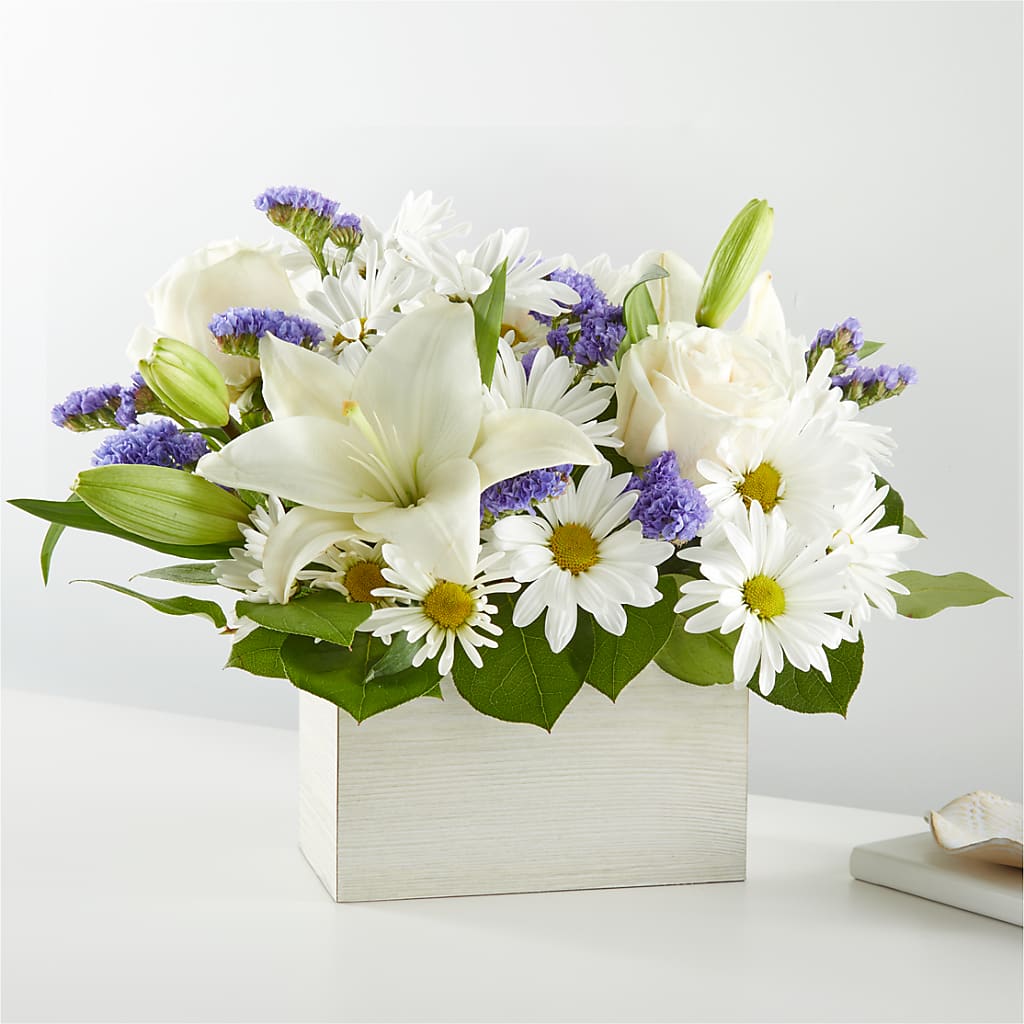 Beyond Blue Box Bouquet – VERN'S SHARONVILLE FLORIST, Cincinnati OH