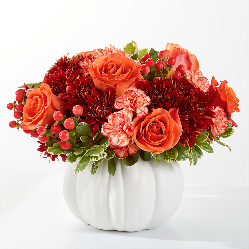 Autumn Air Pumpkin Bouquet – VERN'S SHARONVILLE FLORIST, Cincinnati OH