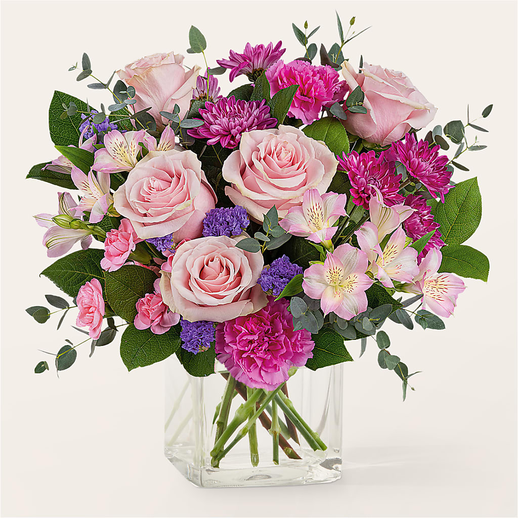 Rosy Radiance Bouquet – VERN'S SHARONVILLE FLORIST, Cincinnati OH