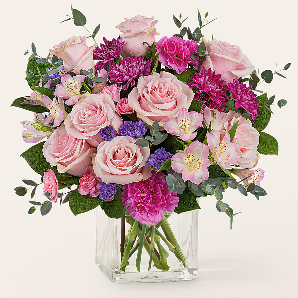Rosy Radiance Bouquet – VERN'S SHARONVILLE FLORIST, Cincinnati OH