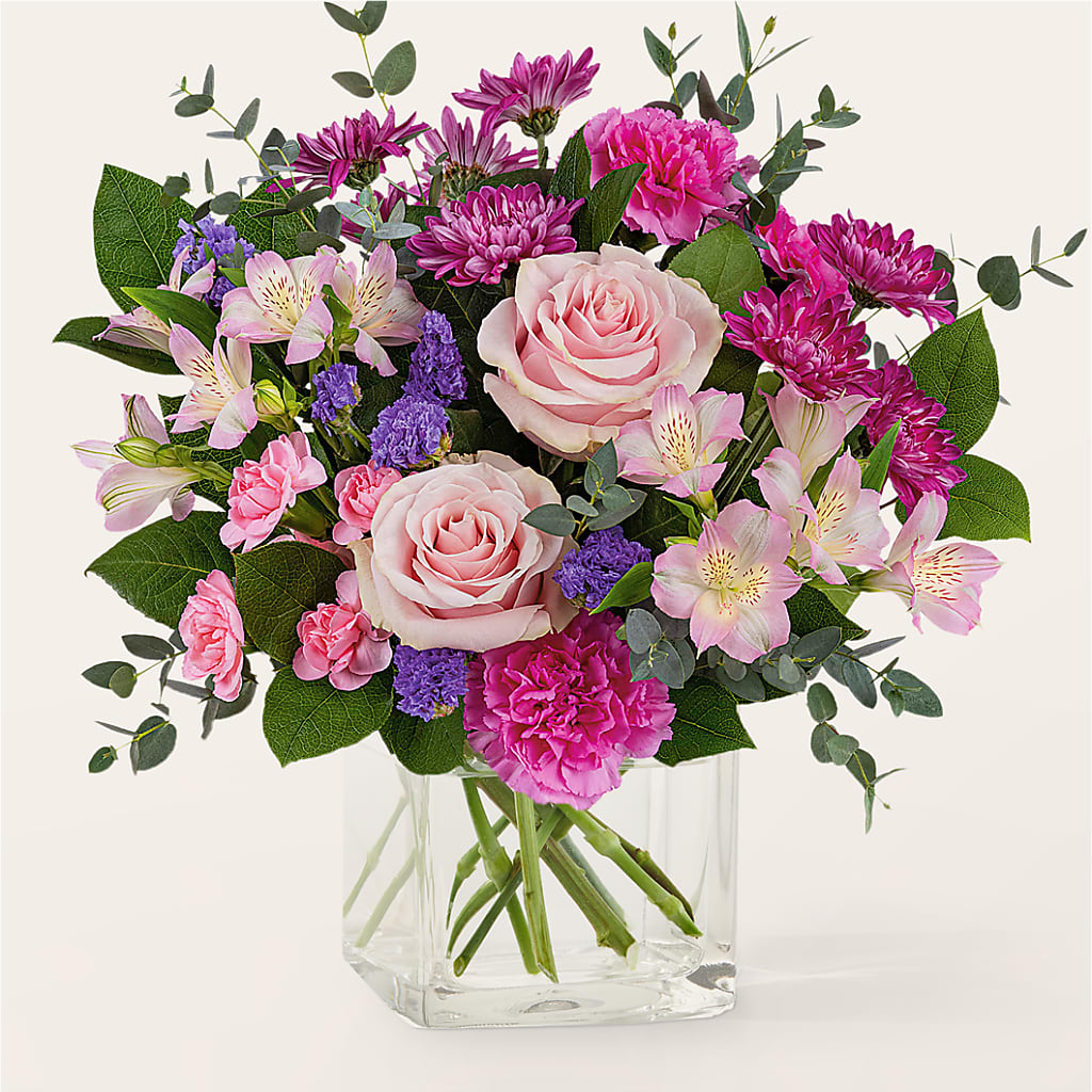 Rosy Radiance Bouquet – VERN'S SHARONVILLE FLORIST, Cincinnati OH