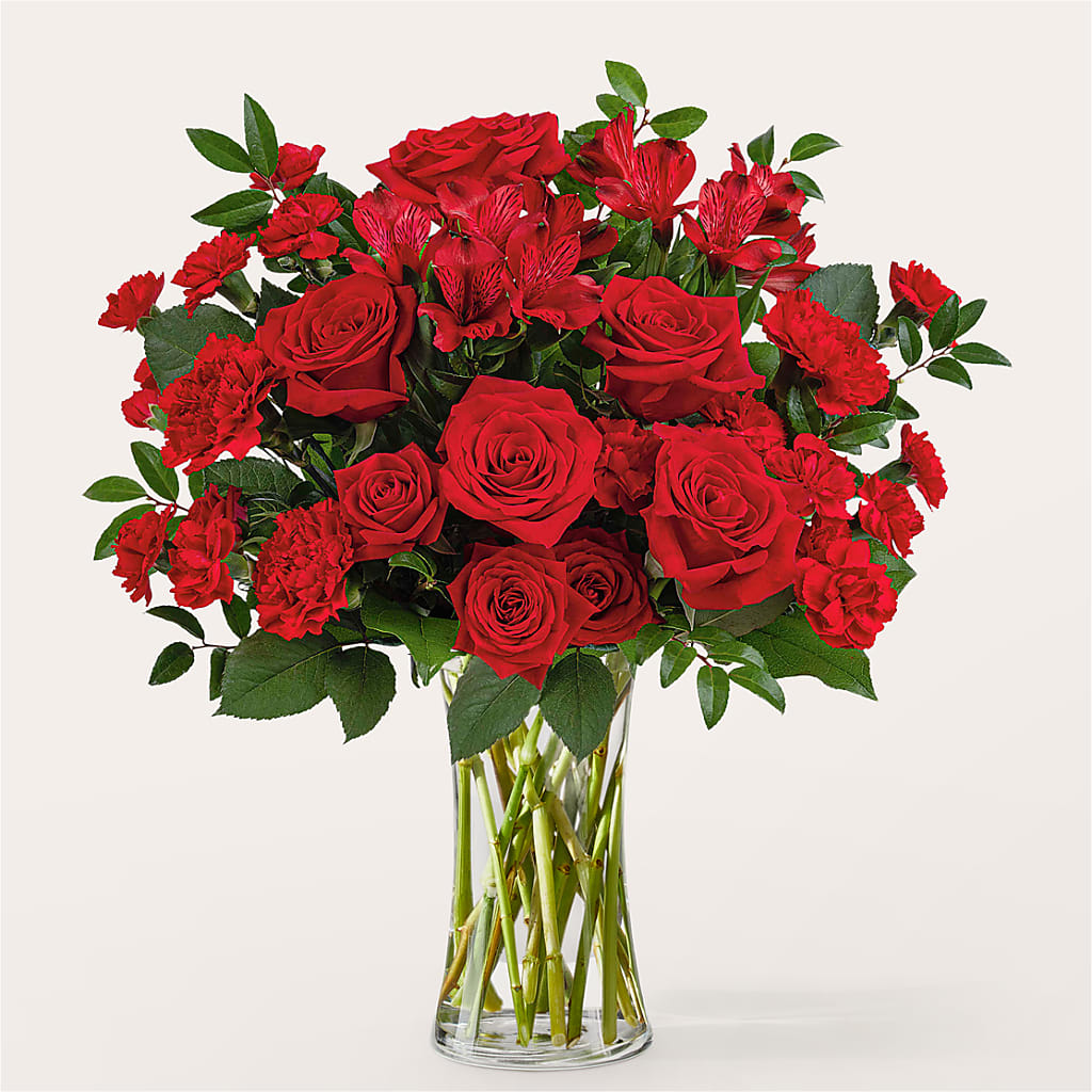 Brilliant Ruby Bouquet – VERN'S SHARONVILLE FLORIST, Cincinnati OH
