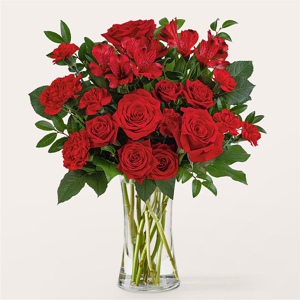Brilliant Ruby Bouquet – VERN'S SHARONVILLE FLORIST, Cincinnati OH