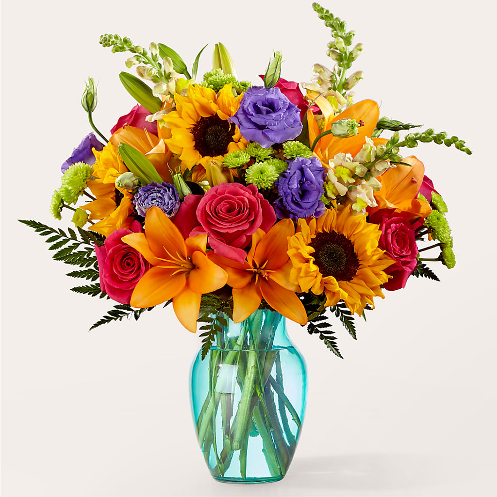 Double Rainbow Bouquet – VERN'S SHARONVILLE FLORIST, Cincinnati OH