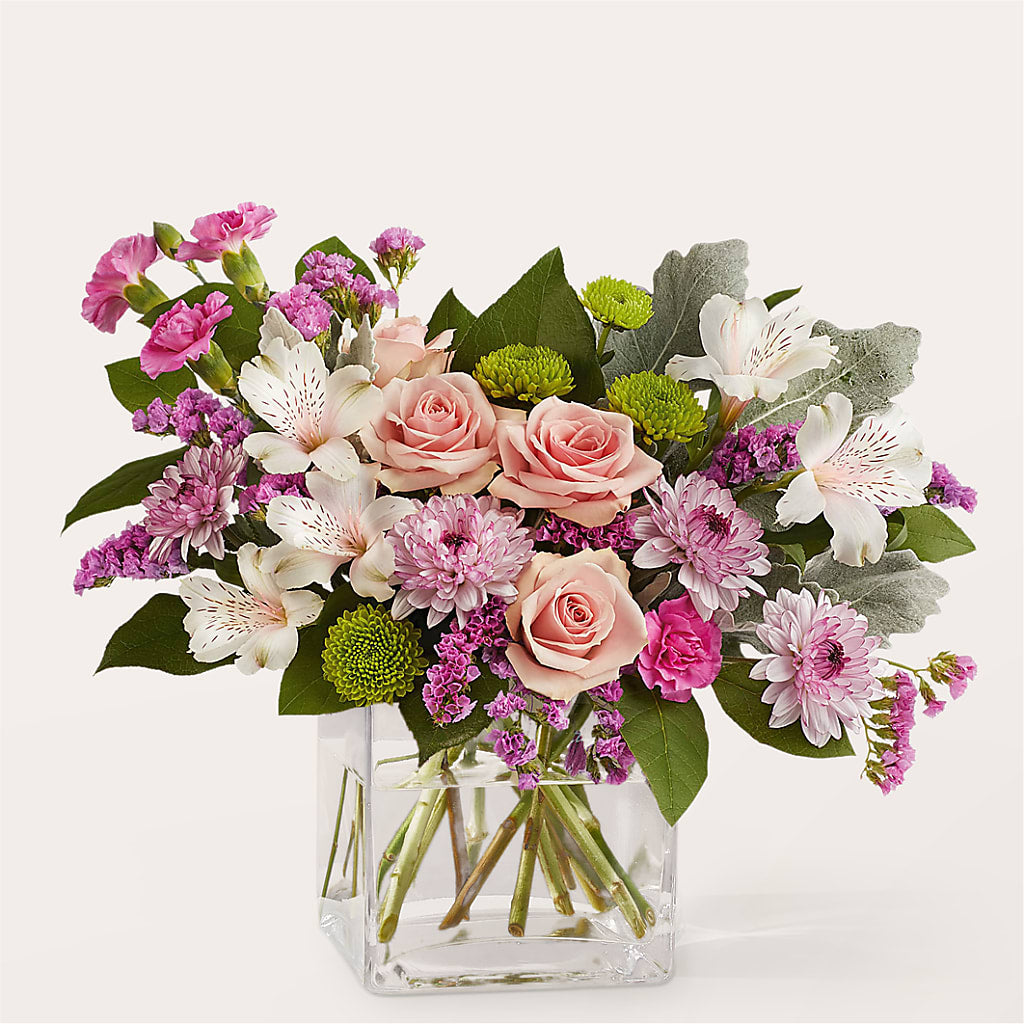 Pink Suede Bouquet – VERN'S SHARONVILLE FLORIST, Cincinnati OH