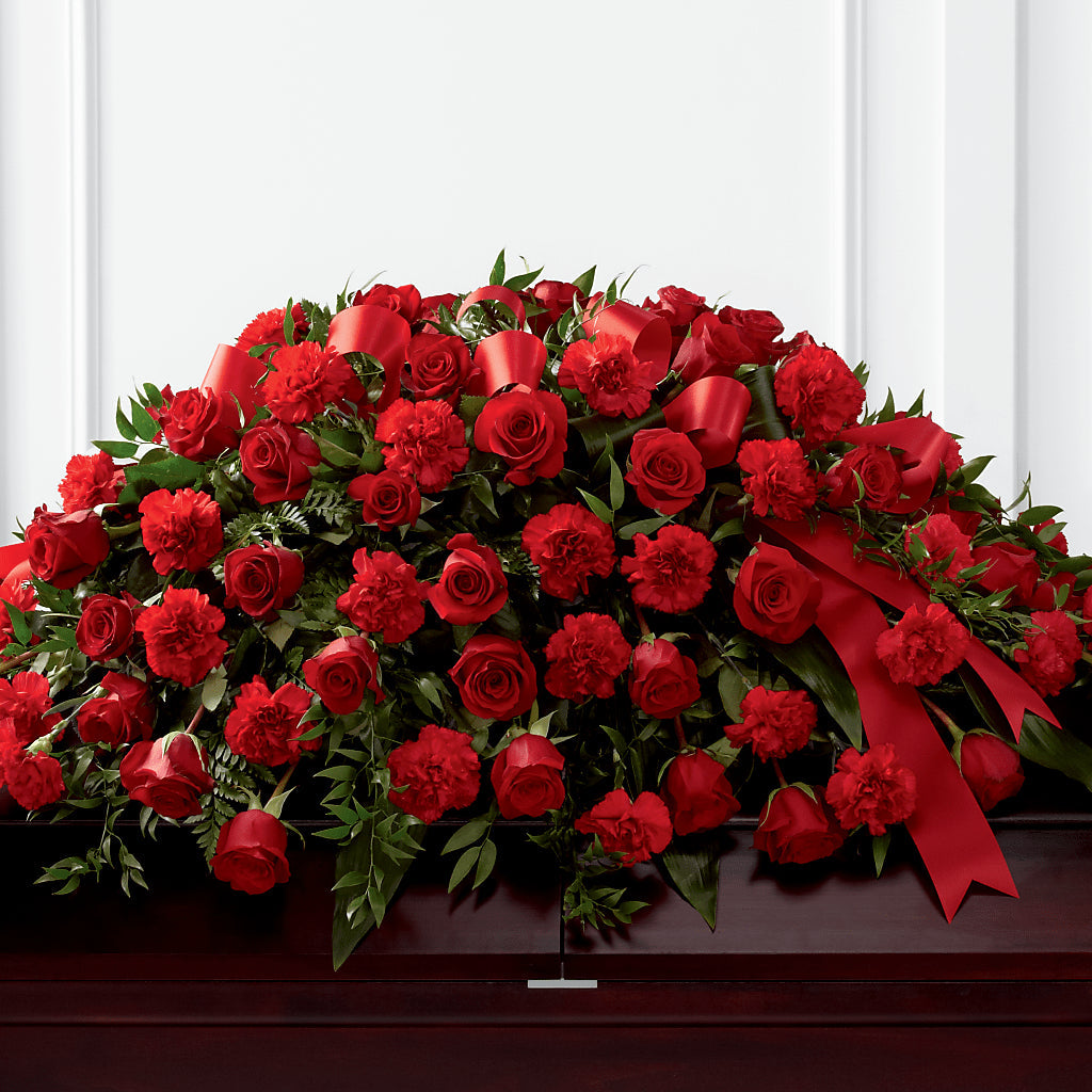 Tribute of Life Casket Spray – VERN'S SHARONVILLE FLORIST, Cincinnati OH