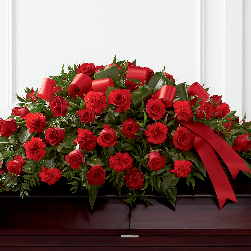Tribute of Life Casket Spray – VERN'S SHARONVILLE FLORIST, Cincinnati OH