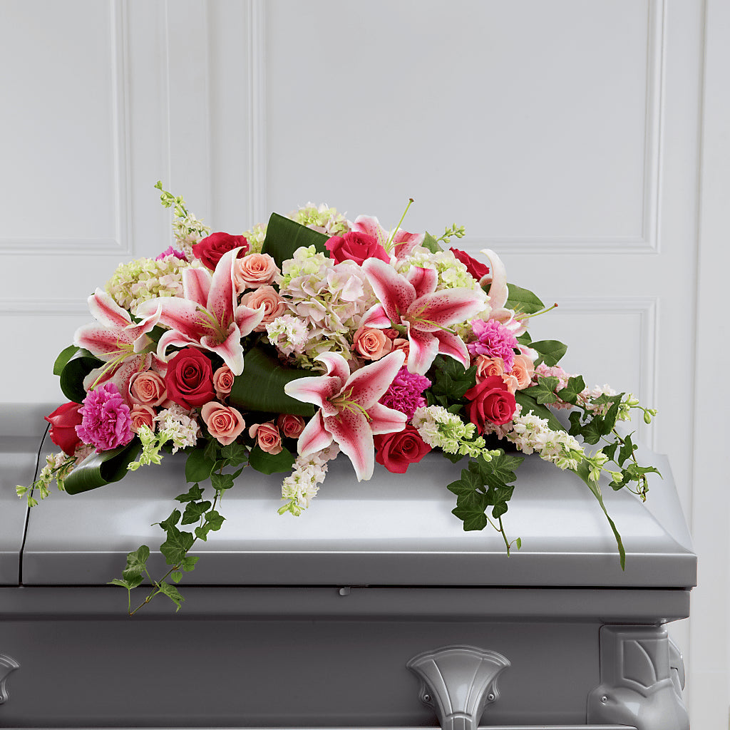 Splendid Grace Casket Spray – VERN'S SHARONVILLE FLORIST, Cincinnati OH