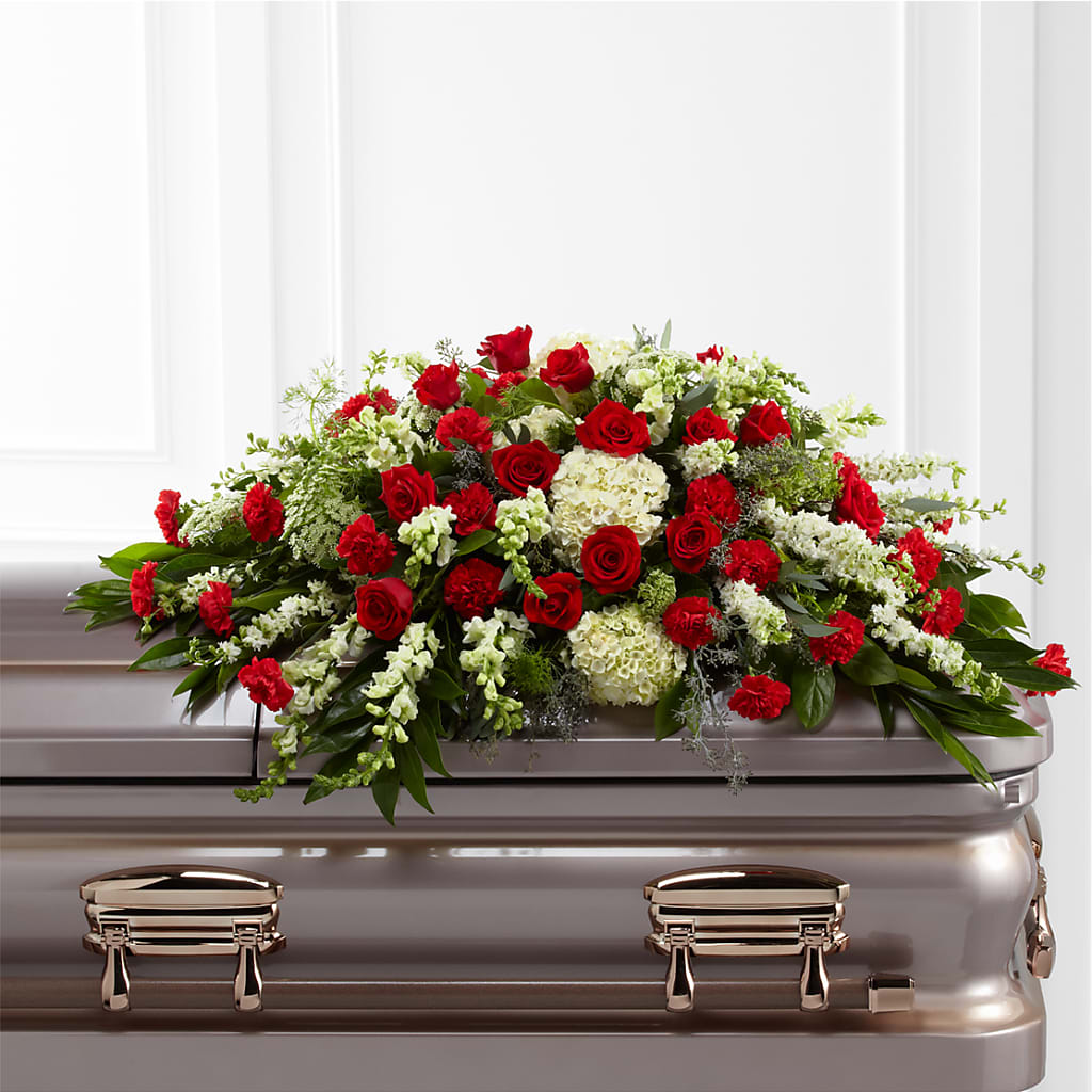 Sincerity Casket Spray – VERN'S SHARONVILLE FLORIST, Cincinnati OH