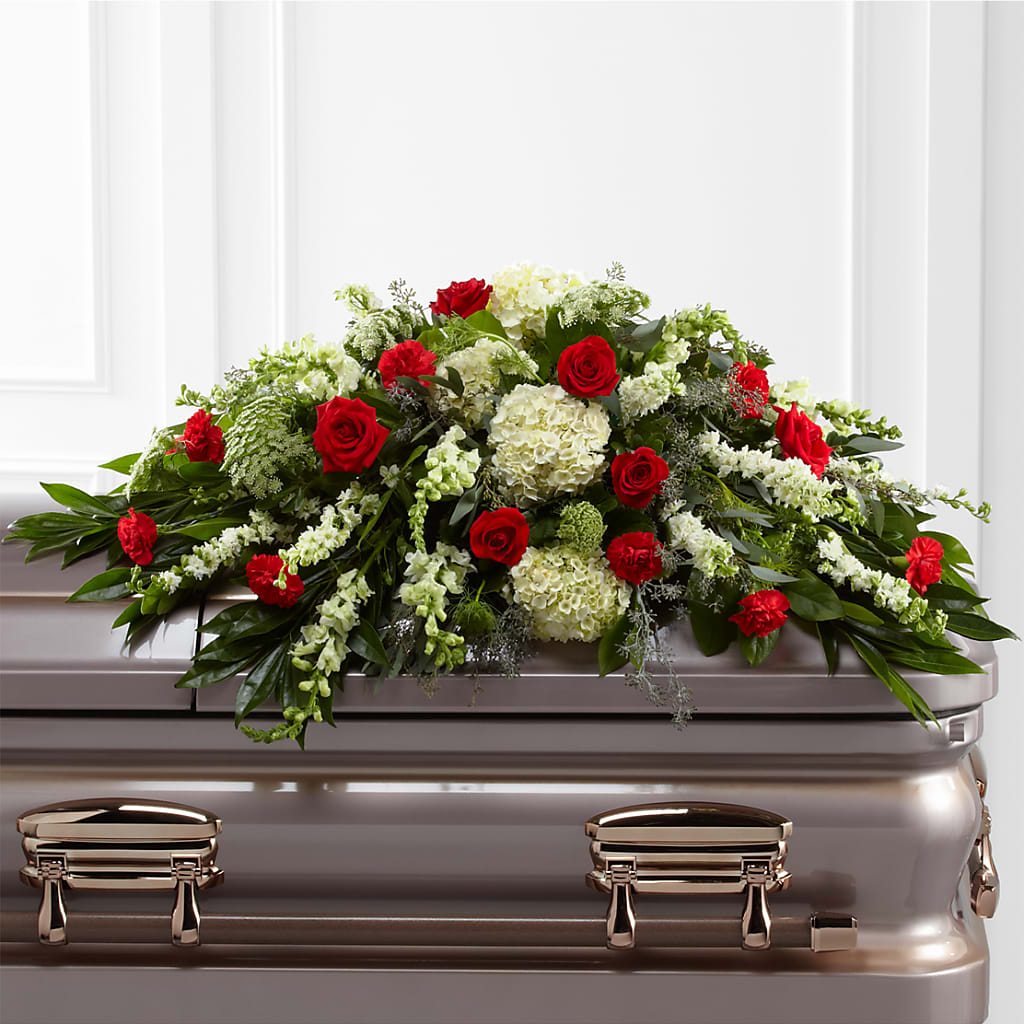 Sincerity Casket Spray – VERN'S SHARONVILLE FLORIST, Cincinnati OH