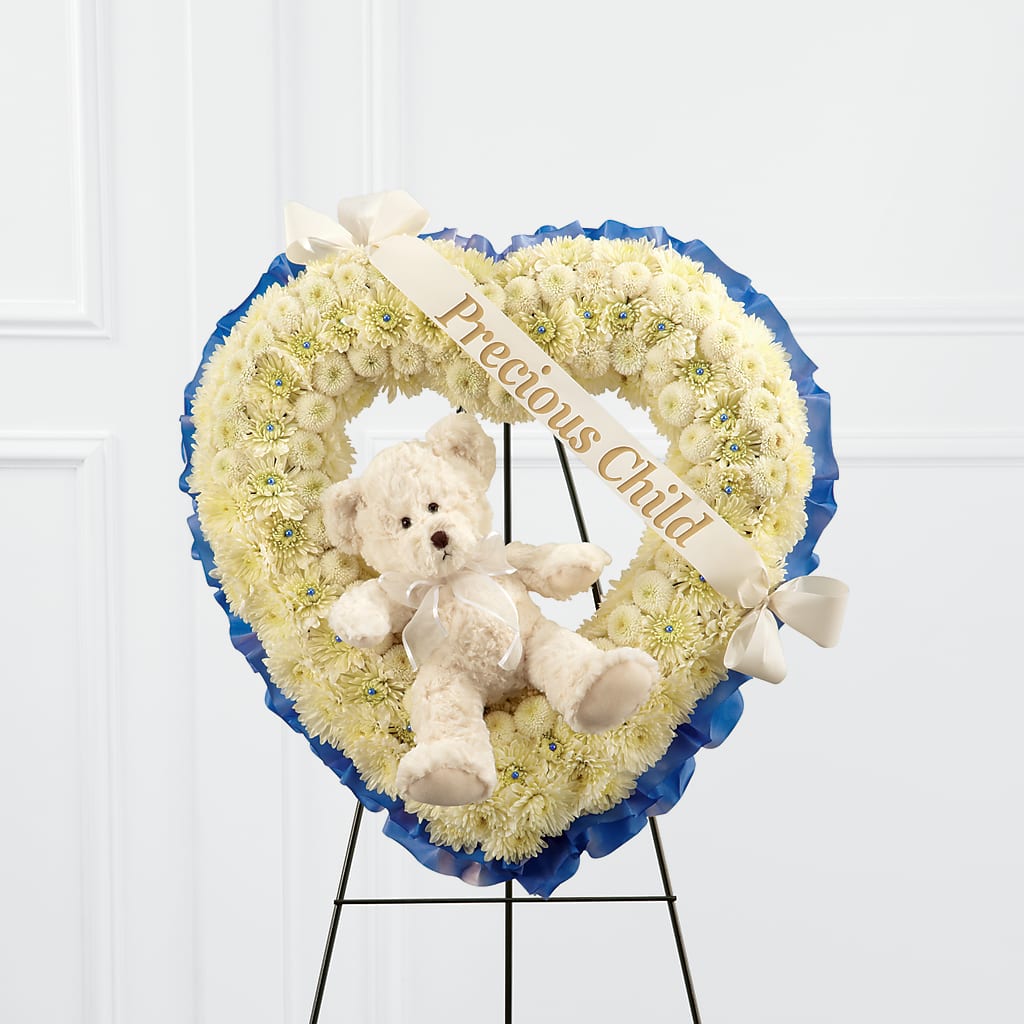 Precious Child Standing Heart – VERN'S SHARONVILLE FLORIST, Cincinnati OH
