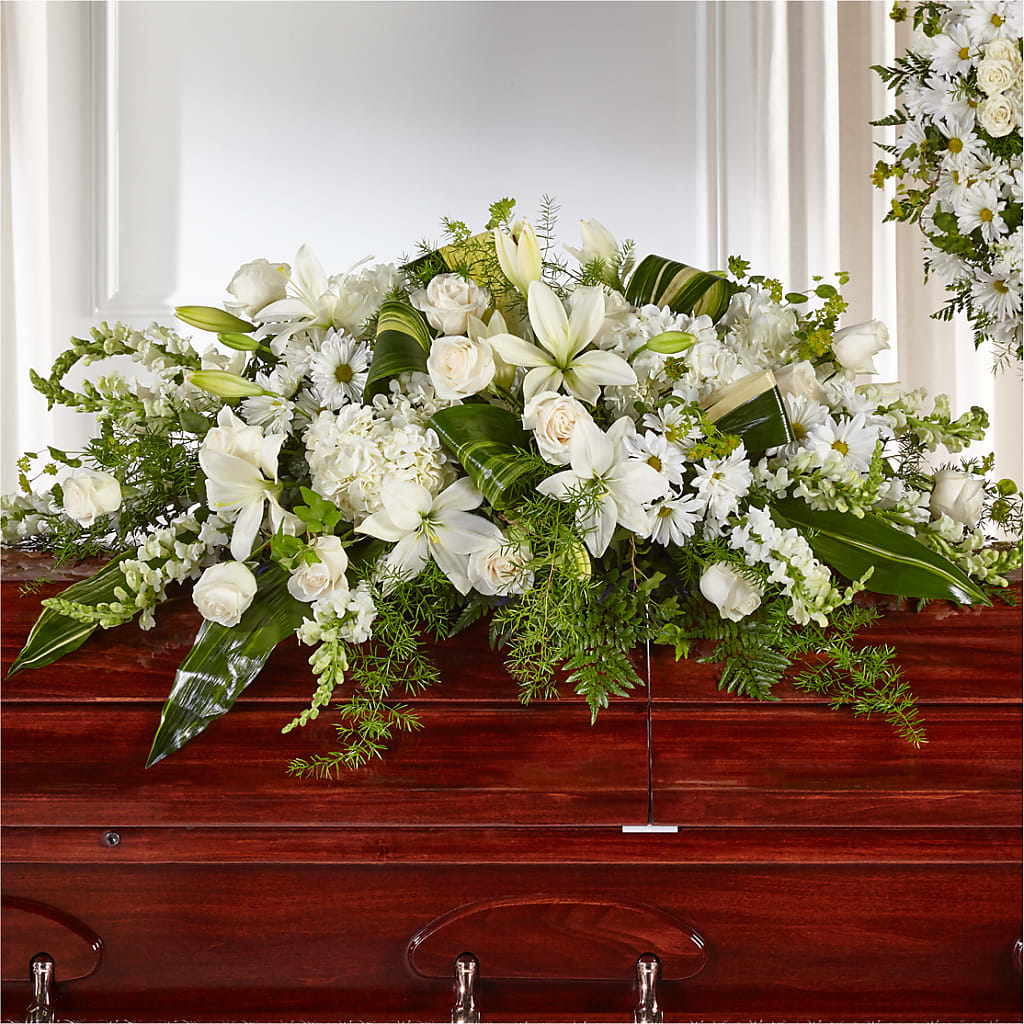 Abundance Casket Spray – VERN'S SHARONVILLE FLORIST, Cincinnati OH