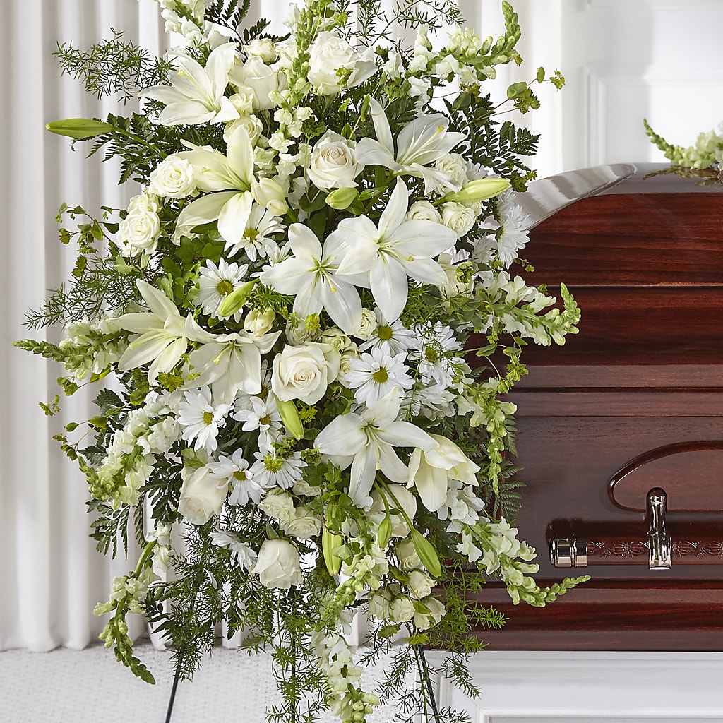 Loving Thoughts Standing Spray – VERN'S SHARONVILLE FLORIST, Cincinnati OH