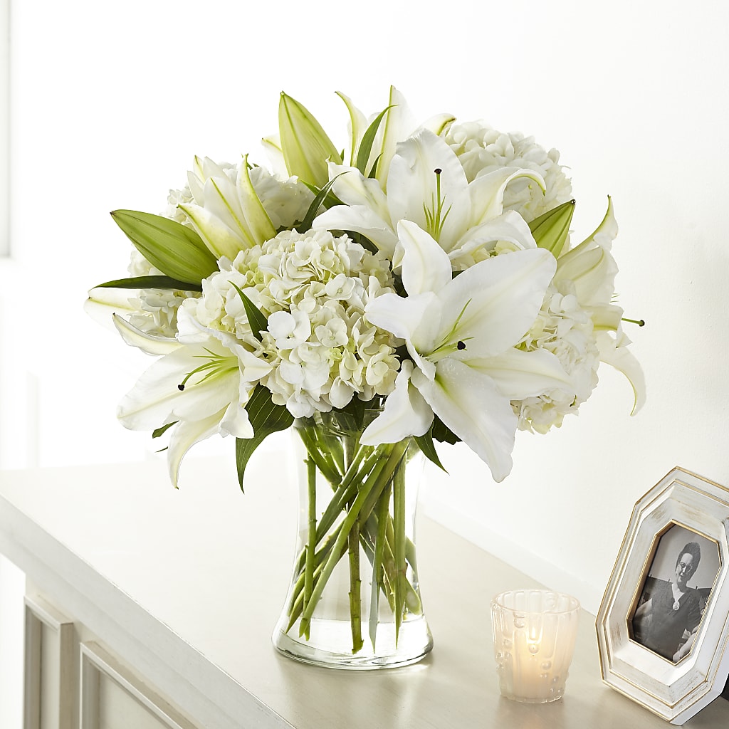 Compassionate Lily Bouquet – VERN'S SHARONVILLE FLORIST, Cincinnati OH