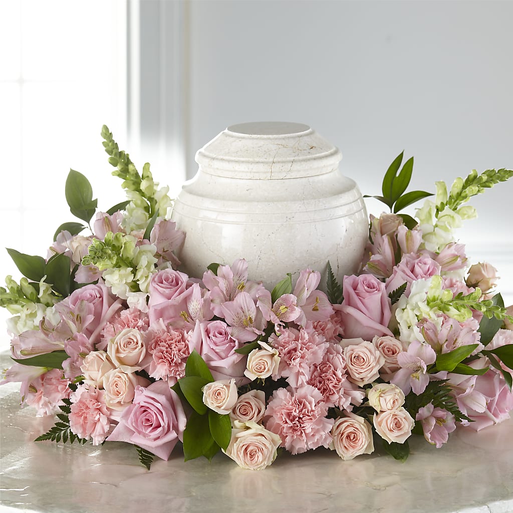 Blooms of Hope Cremation Adornment – VERN'S SHARONVILLE FLORIST, Cincinnati OH