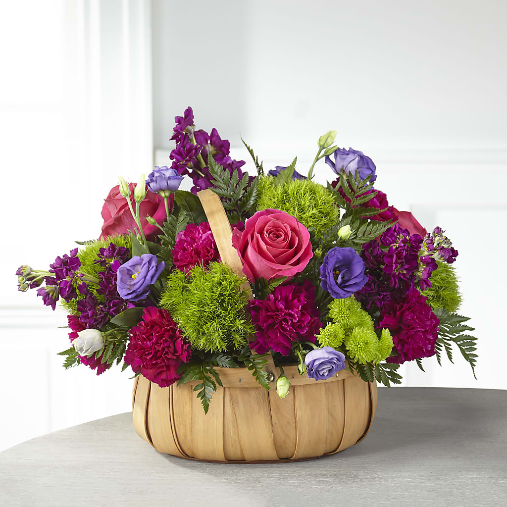 Serene Sanctuary Basket – VERN'S SHARONVILLE FLORIST, Cincinnati OH