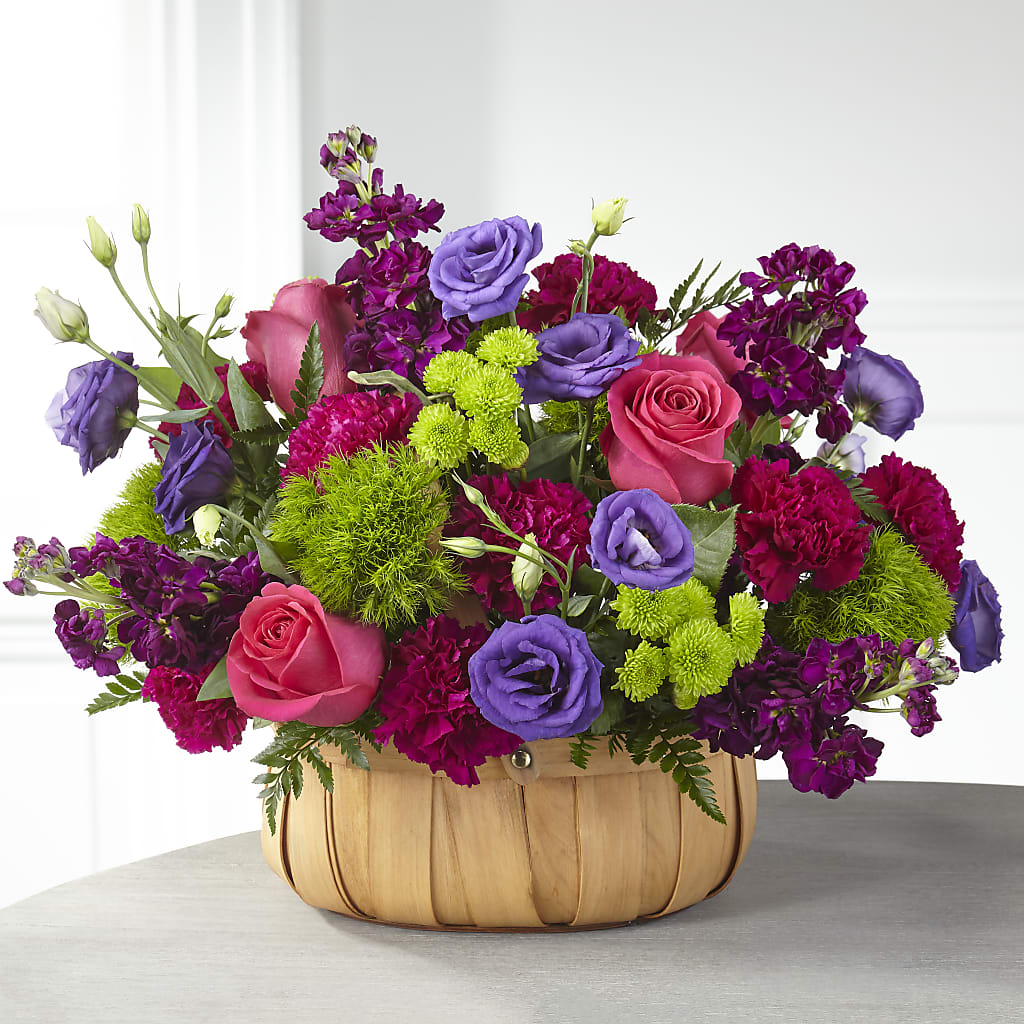 Serene Sanctuary Basket – VERN'S SHARONVILLE FLORIST, Cincinnati OH