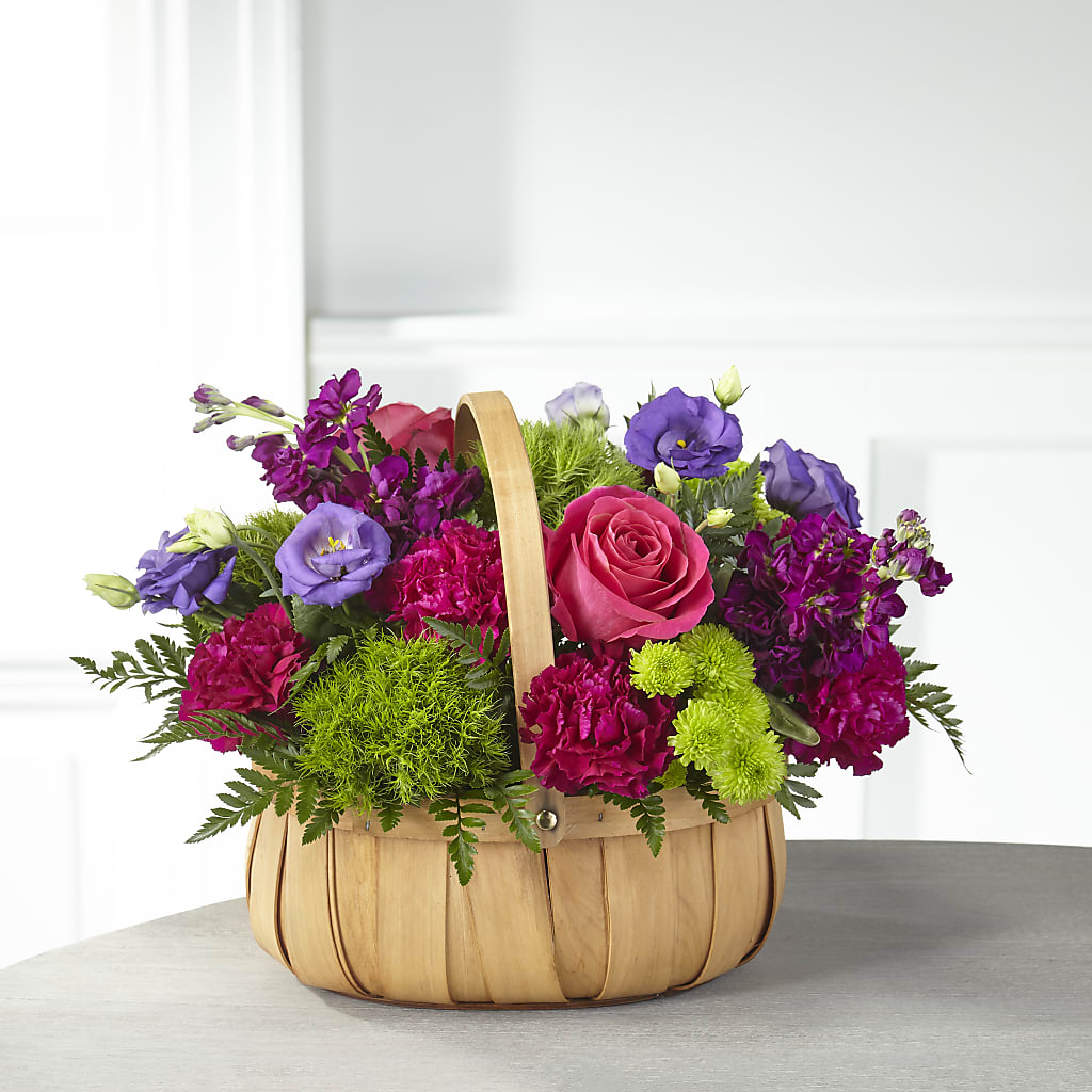 Serene Sanctuary Basket – VERN'S SHARONVILLE FLORIST, Cincinnati OH