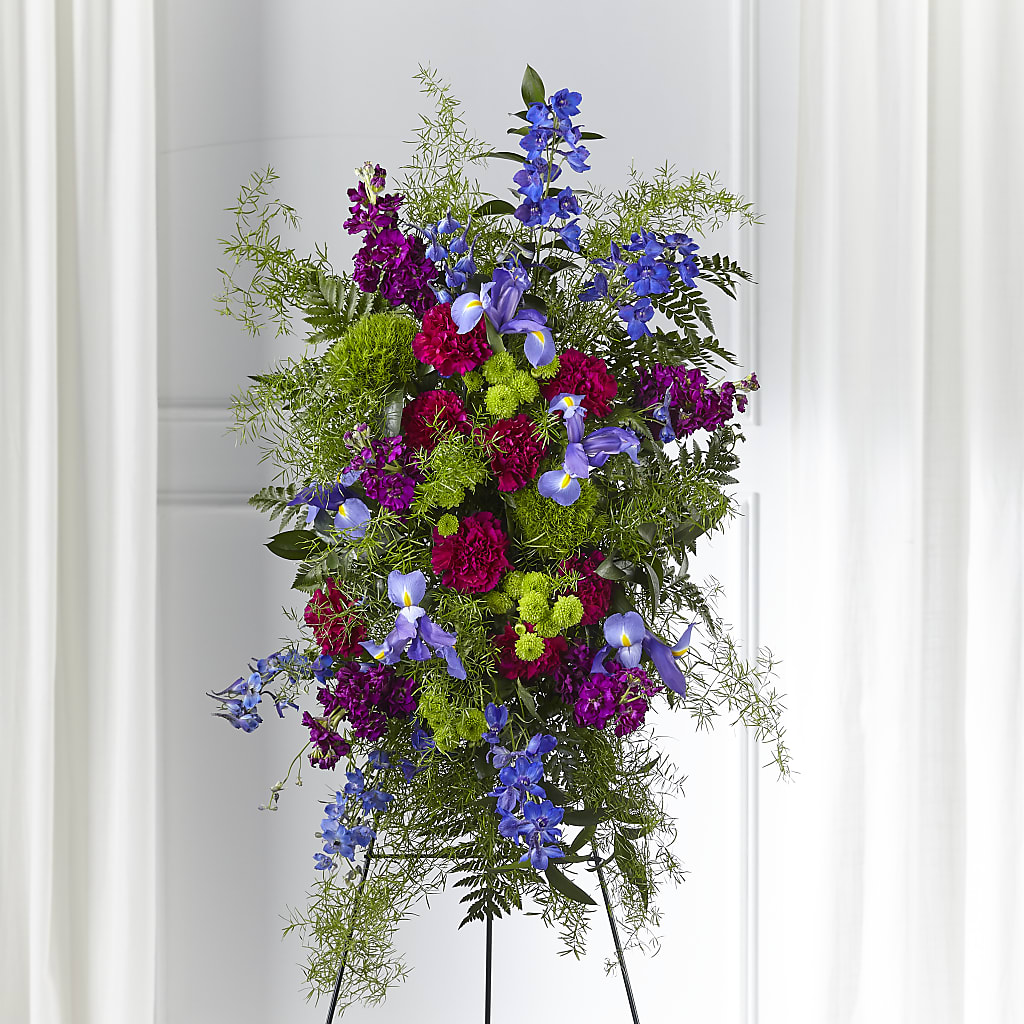 Heavenly Skies Standing Spray – VERN'S SHARONVILLE FLORIST, Cincinnati OH