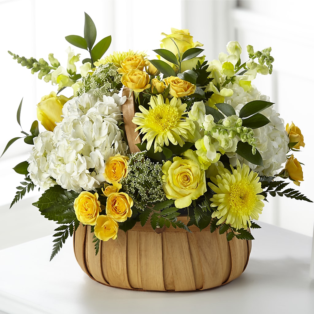 Rustic Remembrance Basket – VERN'S SHARONVILLE FLORIST, Cincinnati OH