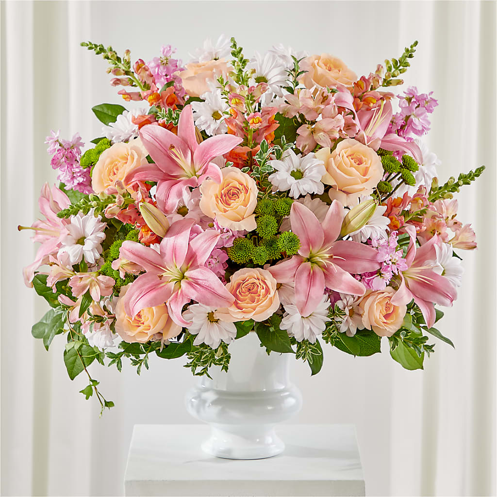 Heartfelt Gesture Urn Arrangement – VERN'S SHARONVILLE FLORIST, Cincinnati OH