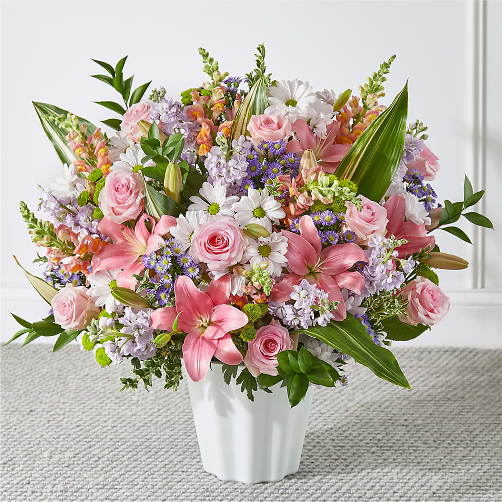 Abundant Compassion Floor Basket – VERN'S SHARONVILLE FLORIST, Cincinnati OH