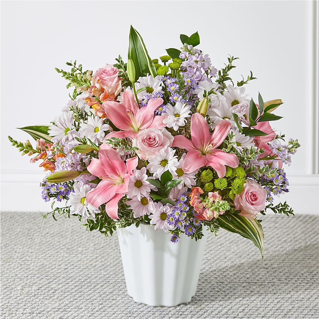 Abundant Compassion Floor Basket – VERN'S SHARONVILLE FLORIST, Cincinnati OH