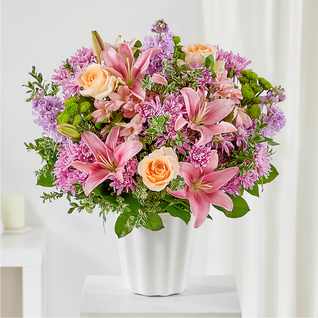 Supportive Embrace Tabletop Basket – VERN'S SHARONVILLE FLORIST, Cincinnati OH