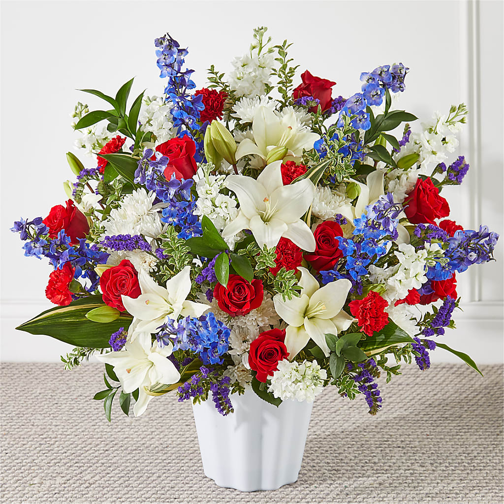 Consoled Floor Basket – VERN'S SHARONVILLE FLORIST, Cincinnati OH