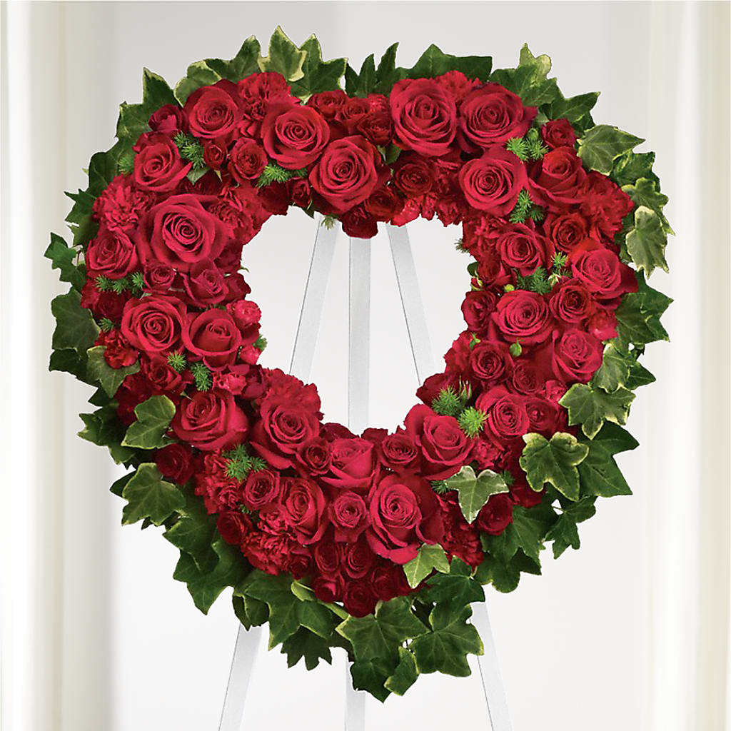 Wholehearted Standing Spray – VERN'S SHARONVILLE FLORIST, Cincinnati OH