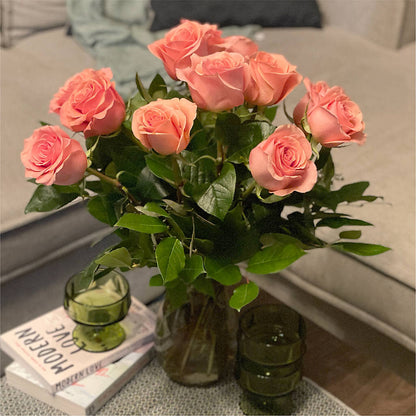 Long Stem Pink Rose Bouquet – VERN'S SHARONVILLE FLORIST, Cincinnati OH