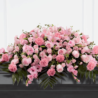 Garden of Comfort Casket Spray (Standard) – VERN'S SHARONVILLE FLORIST, Cincinnati OH