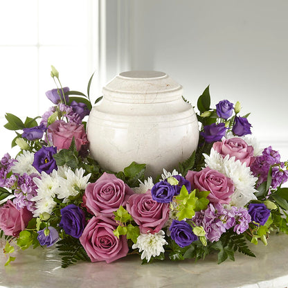 Blooming Sympathy Cremation Adornment – VERN'S SHARONVILLE FLORIST, Cincinnati OH
