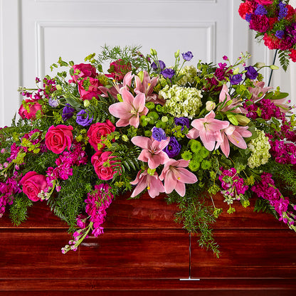 Radiant Tribute Casket Spray – VERN'S SHARONVILLE FLORIST, Cincinnati OH