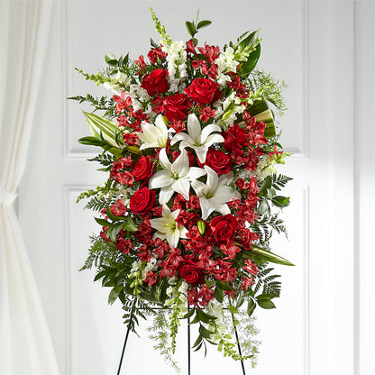 Everlasting Memory Standing Spray – VERN'S SHARONVILLE FLORIST, Cincinnati OH