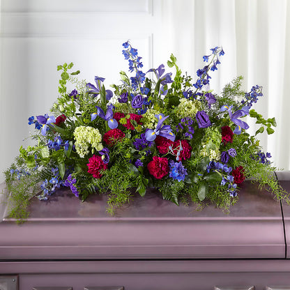 Always Treasured Casket Spray – VERN'S SHARONVILLE FLORIST, Cincinnati OH